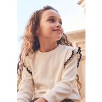 Cigit Sweatshirt 4-12 Yaş Ekru