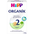 Hipp 3 Adet Hipp 2 Organik Devam Sütü 500 gr