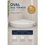Durul Akrilik Oval Duş Tekneleri