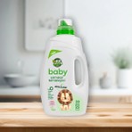 Just Green Organic Bebek Çamaşır Deterjanı, Baby Çamaşır Temizleyici, Bebekler için %100 Doğal Ve Hassas Temizlik, 1500 ml