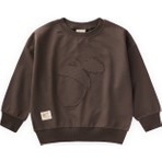 Cigit İnce Mevsimlik Sweatshirt 1-7 Yaş Kahve