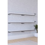 yankı-byeg 100 cm 3lü Mat Beyaz Mdf Uçan Duvar Rafı Gizli Bağlantı Kitaplık