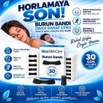 Blue Skin Care HORLAMA ÖNLEYİCİ Burun Bandı setı horlama azaltıcı burun aparatı 30 lu