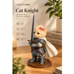 Lucylund Kedi Şövalye Cat Knight Sevimli Figür Dekoratif Savaşçı 15 cm
