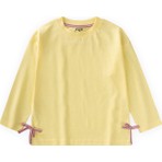 Cigit Yırtmaç Detaylı Mevsimlik T-Shirt 2-10 Yaş Sarı