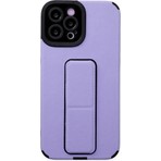 Belirtilmemiş Apple iPhone 12 Pro Max Kılıf Mega Standlı Silikon - Lila