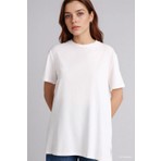 DeFacto %100 Pamuk Regular Fit Kısa Kollu Tişört Tunik F9798AX26SP