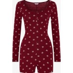 Penti Bordo Cute Bows Pointel Tulum