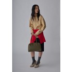 Suud Collection Kırmızı Nomi Triko Bel Kuşağı