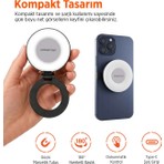 Polosmart PBS158 MagSafe Selfie Işığı 36 LED 3 Mod Manyetik Telefon Kamera Video Işığı 180° Hareketli