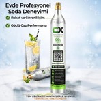 CX Soda Tüpü 0,6 ml- Özel Taşıma Kutusuyla Birlikte- Soda Kartuşu-co2 Kartuş- Gıda Gazı