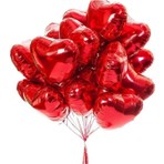 Pazariz Kalp Folyo Balon 40 cm 10 Adet Kalp Folyo Balon Seti Kalpli Balon Folyo 40 cm 10 Adet Fiyatıdır