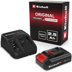 Orijinal Einhell 18 V 2.5 Ah PXC Başlangıç Kiti (Akü ve Şarj Cihazı, 18 V, maks. güç 720 W, tüm PXC cihazları için, akü yönetim sistemi, 3'lü LED gösterge) - 4512097