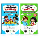 Ananas Kids Atasözü ve Deyim Kartları 2’li Set - Maarif Modeline Uygun 82 Kart