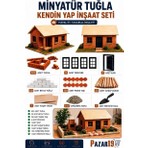 Pazar 19 By Hitit Minyatür Tuğla Kendin Yap İnşaat Seti 733 Parça Tuğla Malzeme ile Orta Zorluk Seviyesinde