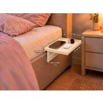 Baydıoğlu Grup Yatak Kenarı Düzenleyici Raf – Telefon ve Kişisel Eşya Tutucu KALINLIĞI 2 CM OLAN BAZALAR İÇİN UGUNDUR !