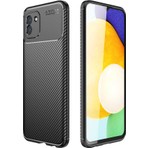 Galaxy A03 Kılıf Karbon Görünümlü Silikon Kamera Korumalı Üstün Koruma Marsilyan