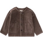 Cigit Kadife Oversize Ceket 2-10 Yaş Vizon