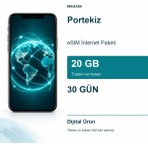  Portekiz Esım Internet Paketi 20 GB 30 Gün