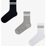 Penti Erkek Çocuk Lines 3lü Tenis Çok Renkli Soket Çorap