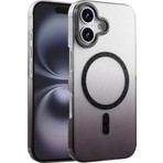  Apple iPhone 16 Plus Uyumlu Glossy Magsafe Kapak - Siyah
