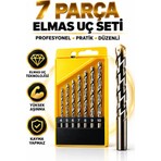 7 Parça Elmas Uç Matkap Seti 4-10 mm Beton Duvar Seramik