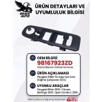 Brave Peugeot Rifter Citroen Berlingo Opel Combo E Ön Kapı Sol Cam Düğme Çerçevesi 98167923ZD