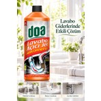 Doa Lavabo Açıcı Jel 1000 ml Ekstra Güçlü Formül PVC ve Plastik Borular için Tıkanıklık Açıcı