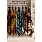 Febatex Battaniye Çift Kişilik 180x230 cm 3000 Gr Uşak Battaniyesi Kalın Dokuma Kışlık Akrilik Battaniye