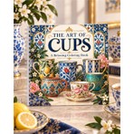 Z&R Craft The Art Of Cups Yetişkin Boyama Kitabı | Fincan Kupa Çini ve Desen Boyama | 30 Görsel | 20X20 Boyut