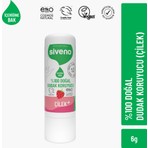 Siveno %100 Doğal Dudak Koruyucu Çilek Bitkisel Lip Balm Dudak Kremi Nemlendirici Parlatıcı Onarıcı 6 G