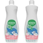 Siveno %100 Doğal Emzik & Biberon Temizleyici Elde Bulaşık Sabunu Bitkisel Nemlendirici Vegan 500 ml X2