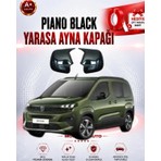 Peugeot Rıfter 2019+ Batman Yarasa Ayna Kapagı P.black