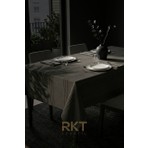 Rkt Tekstil Dertsiz Masa Örtüsü - Leke Tutmaz - Özel Dokulu Mutfak ve Salon Örtüsü