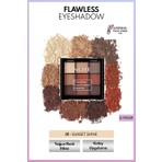 Flawless Eyeshadow Mat Ve Işıltılı Toz Göz Far Paleti - 01 Canlı Renkler