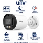 Unv Uniview UNV IPC2124LB-AF28-DL Bullet 4 MP Gece Görüşlü IP Güvenlik Kamerası