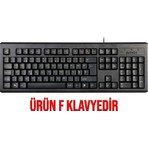 A4Tech A4 Tech Km-720 Siyah F Tr Usb Kablolu Fn Multimedya Klavye