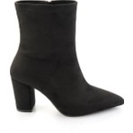Bambi Siyah Süet Kadın Bot & Bootie K02823510072