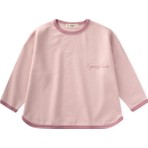 Cigit Geniş Kesim Mevsimlik Uzun Kollu T-Shirt 2-8 Yaş Pudra Pembe