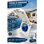 Cambrosa Karavan ve Yatlar Için 220V 16AMP Dış Elektrik Girişi
