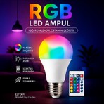 iThink Original Accessories Rgb LED Lamba Kumandalı 16 Renk Değiştiren Lamba Lp-42