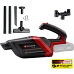 Einhell Akülü El Süpürgesi TE-HV 18/06 Li-Solo 2347190 | PXC | 18 V | 72 mbar | 0,6 litre toz haznesi | dar aralık nozulu, döşeme ve zemin başlığı dahil | akü hariç