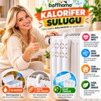 Baffhome Kalorifer Suluğu Petek Üstü Suluk Petek Hava Oda Nemlendirici Radyatör Suluğu Askılı Su Haznesi Beyaz