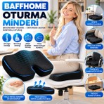 Baffhome Koltuk Minderi Kuyruk Sokumu Ortopedik Hafızalı U Koltuk Ev Ofis Oto Oturma Masajlı Yastık Pedi