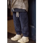 Cigit Fitilli Kadife Jogger Pantolon 1-10 Yaş Erkek Günlük Rahat Kullanım Lacivert