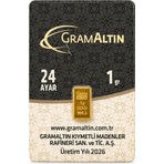 İstanbul Altın Rafinerisi 1 Gram (995) 24 Ayar Külçe Altın