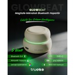 Truebo Glowbeat Magsafe Uyumlu Mini Bluetooth Hoparlör (Manyetik, Mikrofonlu)