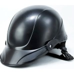 Monero Jokey Kask Siyah Motosiklet & Bisiklet Kaskı Yazlık Yarim Kask