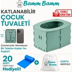 Bamm Bamm Katlanabilir Çocuk Tuvaleti, Portatif Lazımlık