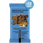 TeknoKapsül Trubar Çikolata Kaplamalı, Badem Ezmeli, Hindistan Cevizli Protein Bar 50 G x 12 Adet